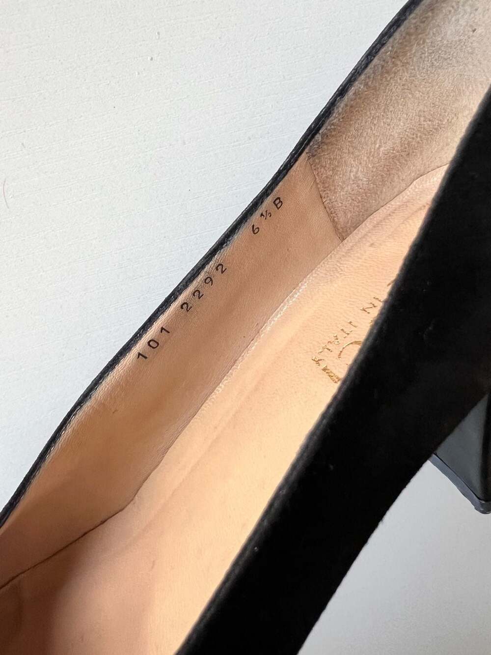 Gucci Vintage Horsebit Suede and Leather Square Toe Block Heel Pumps - Picture 7 of 12